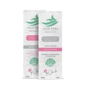 Aloe Vera brightens skin
