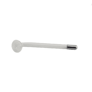 Facial wand with metal tip