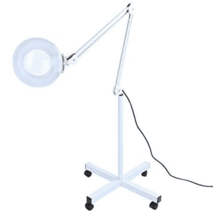 Magnifying lamp with stand