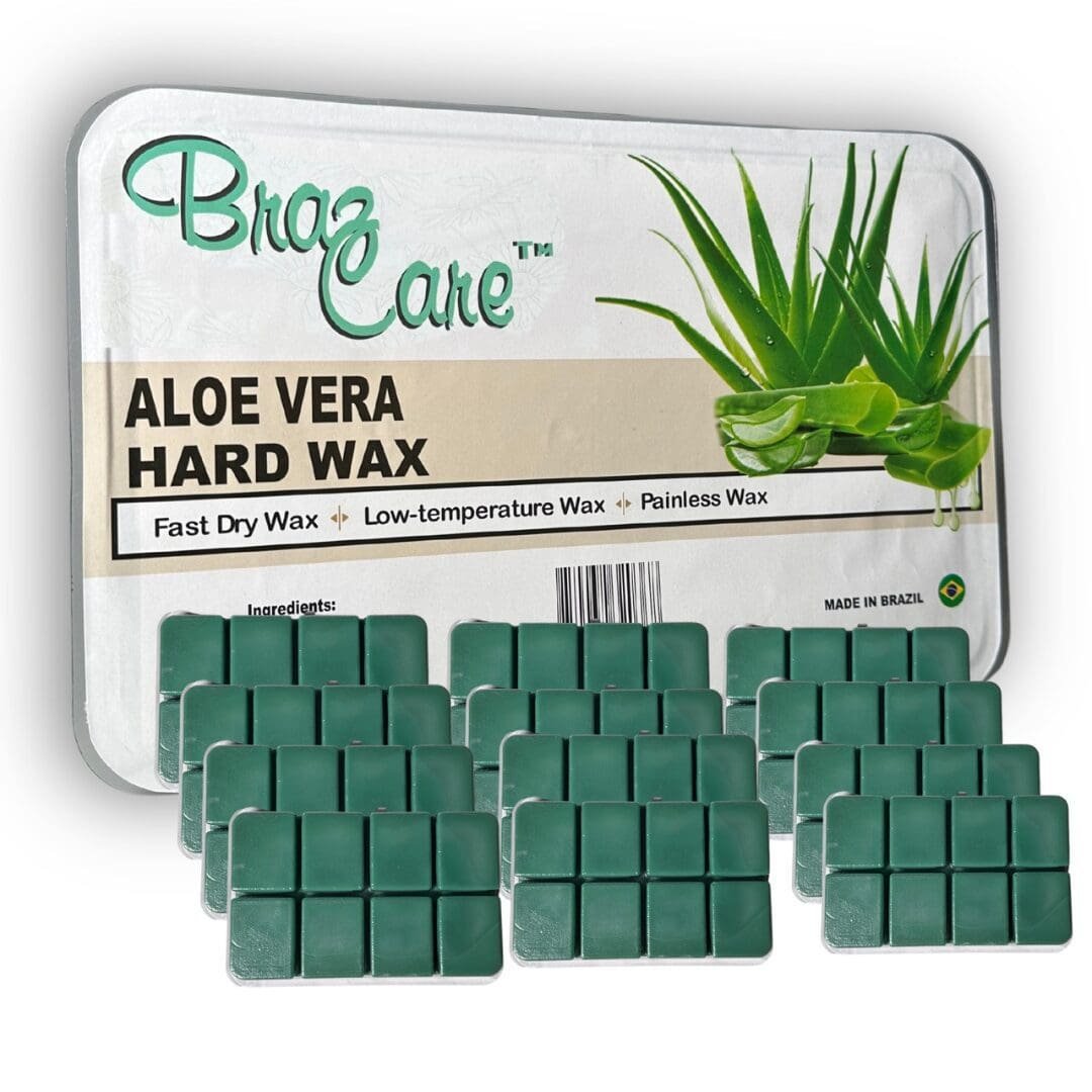 ModeloHard Wax Aloe Vera 26.4lbs BrazzCare Aloe Vera Hard Wax