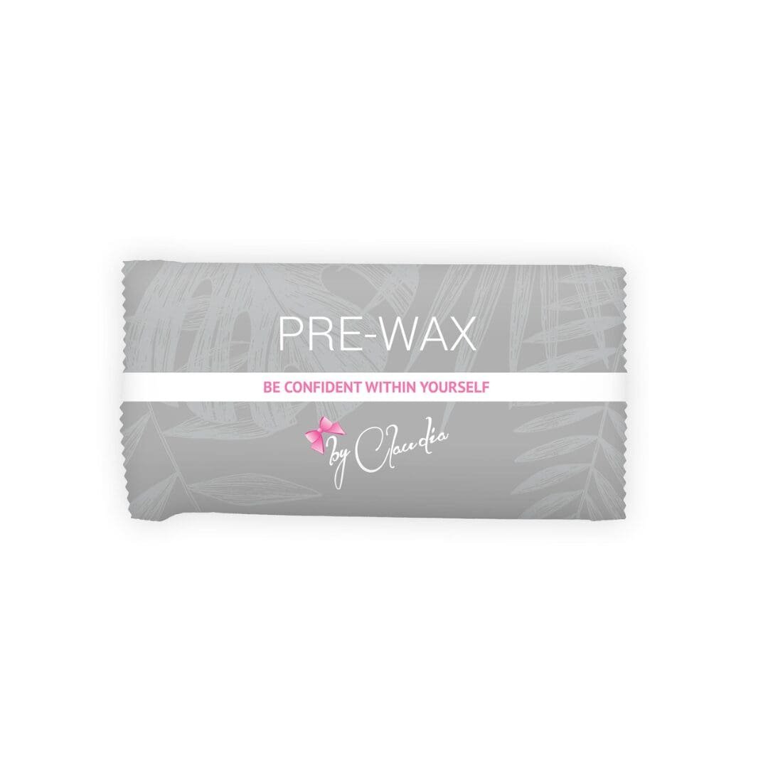 Pre-wax cleansing wipe