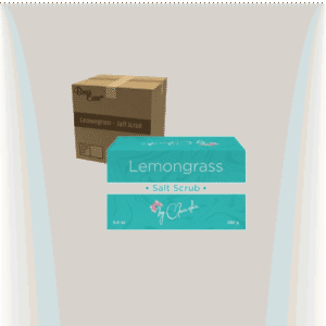Home Page Lemongrass salt scrub box