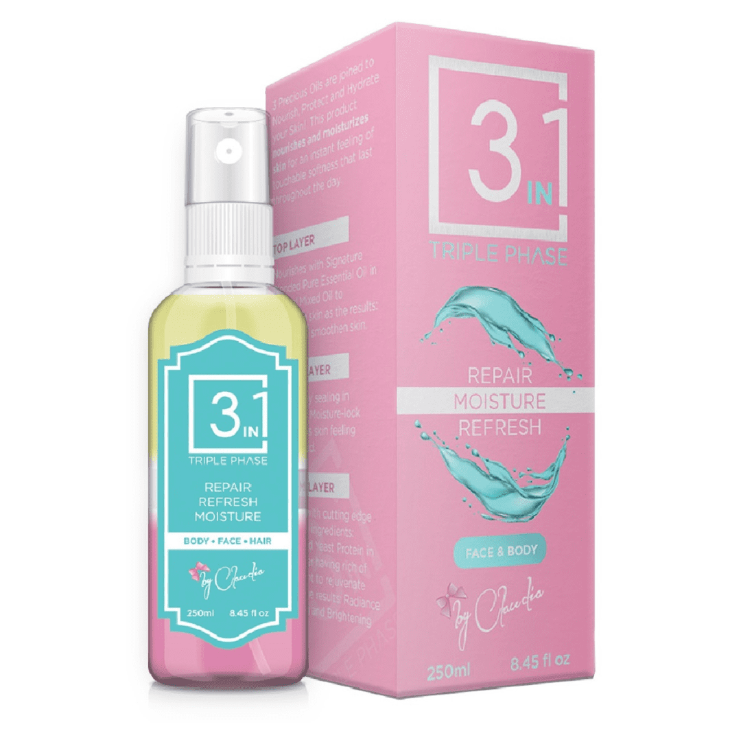 logos3 in 1 Triple Phase Oil Mist Lemongrass 8.45 fl. Oz 250ml - Case of 16 2 3.1 Repair Moisture Refresh spray